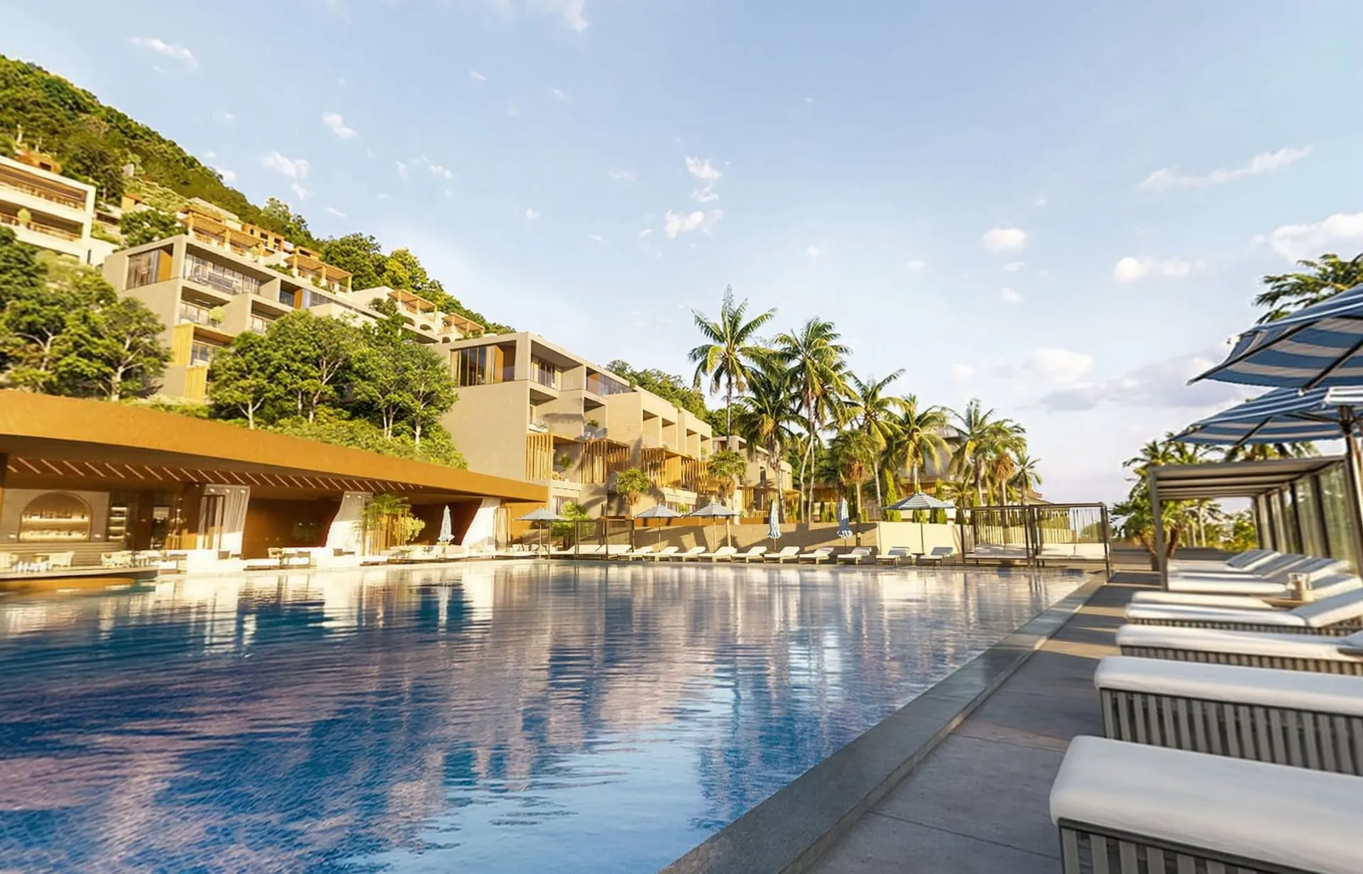 Piscina de A’ila Cove Resort en Santa Lucía